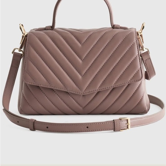 Quince Leather Top Handle Satchel - Picture 2 of 7